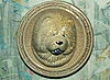 ceramic plate with chow-chow face