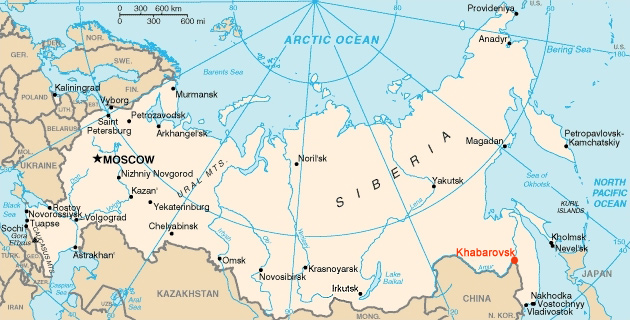 Map of Russia