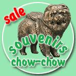 Chow-chow souvenirs for sale
